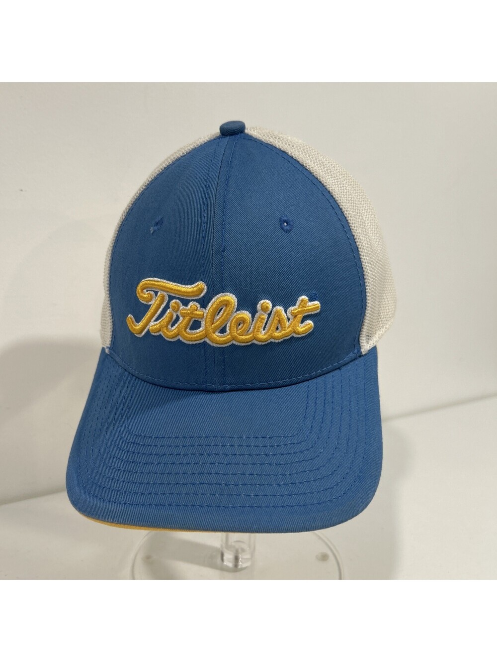 Titleist Men’s Trucker Hat Baby Blue Mesh Strapback One Size